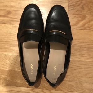 Classic Aldo Women’s Black Loafers, Size 11